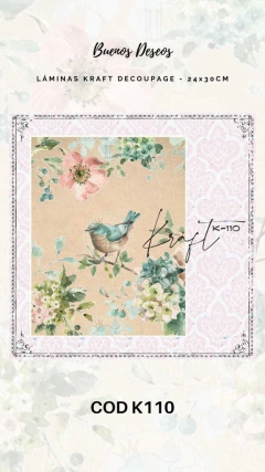 Kraft Decoupage Buenos Deseos - K110