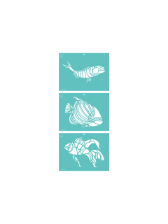 Kit Stenciles - Peces