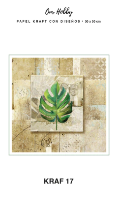 Kraft Decoupage Our Hobby - K17