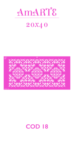 Stencil AmARTE 20x40 - 18