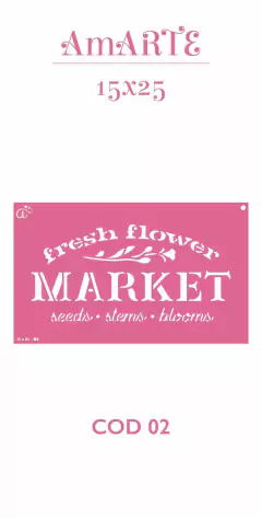 Stencil AmARTE 15x25 - 02
