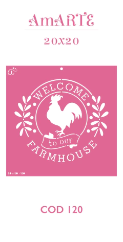 Stencil AmARTE 20x20 - 120 - comprar online