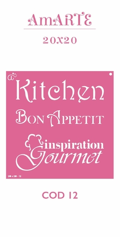 Stencil AmARTE 20x20 - 12
