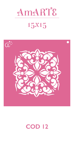 Stencil AmARTE 15x15 - 12