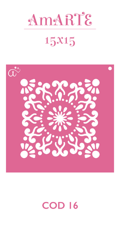 Stencil AmARTE 15x15 - 16