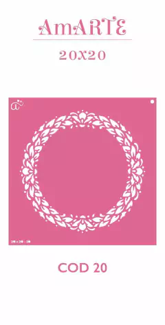 Stencil AmARTE 20x20 - 20