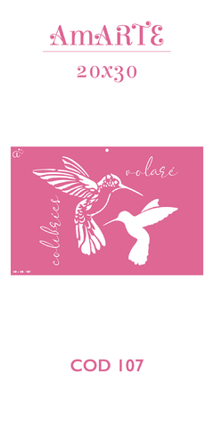 Stencil AmARTE 20x30 - 107 - comprar online