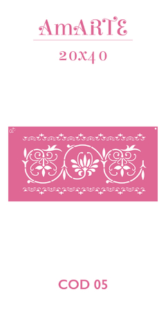Stencil AmARTE 20x40 - 05