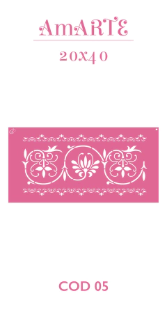 Stencil AmARTE 20x40 - 05