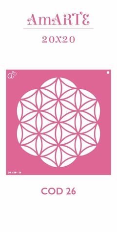 Stencil AmARTE 20x20 - 26