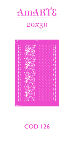 Stencil AmARTE 20x30 - 126