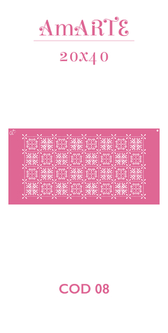 Stencil AmARTE 20x40 - 08