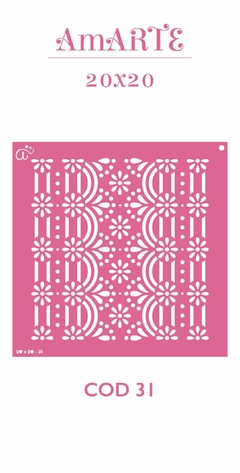 Stencil AmARTE 20x20 - 31