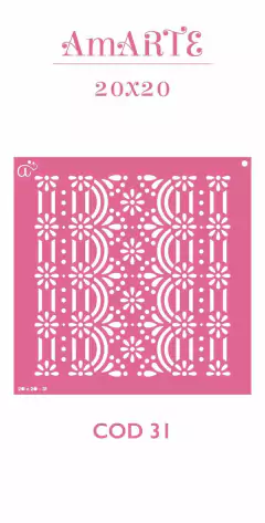 Stencil AmARTE 20x20 - 31