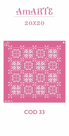 Stencil AmARTE 20x20 - 33 - comprar online