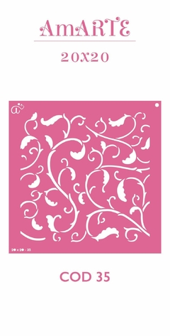 Stencil AmARTE 20x20 - 35
