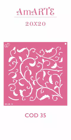 Stencil AmARTE 20x20 - 35