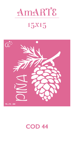 Stencil AmARTE 15x15 - 44