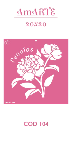 Stencil AmARTE 20x20 - 104