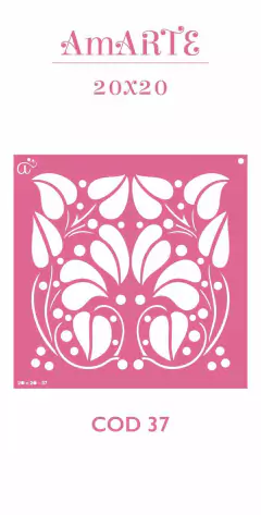 Stencil AmARTE 20x20 - 37