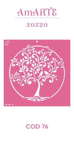 Stencil AmARTE 20x20 - 76