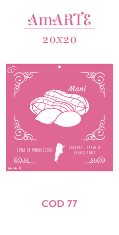 Stencil AmARTE 20x20 - 77