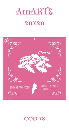 Stencil AmARTE 20x20 - 78