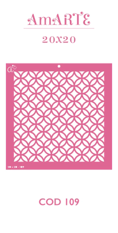 Stencil AmARTE 20x20 - 109 - comprar online