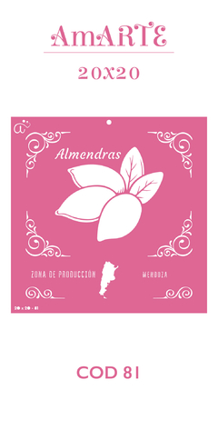 Stencil AmARTE 20x20 - 81