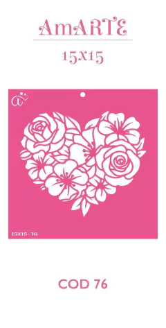 STENCIL AMARTE 15X15 - 76 - buy online