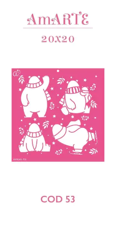 Stencil AmARTE NAV 20x20 - 53