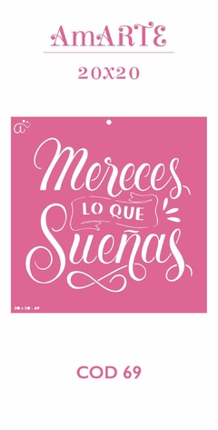 Stencil AmARTE 20x20 - 69