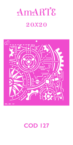 Stencil AmARTE 20x20 - 127