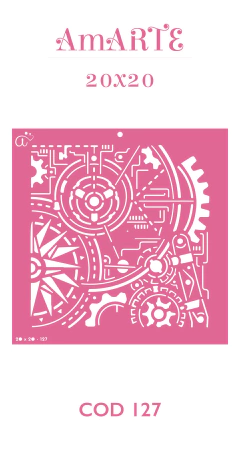 Stencil AmARTE 20x20 - 127