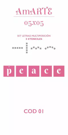 Stencil AmARTE 05x05 - 01