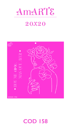 Stencil AmARTE 20x20 - 158