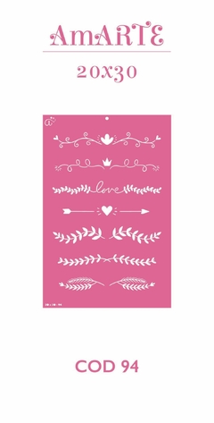 Stencil AmARTE 20x30 - 94