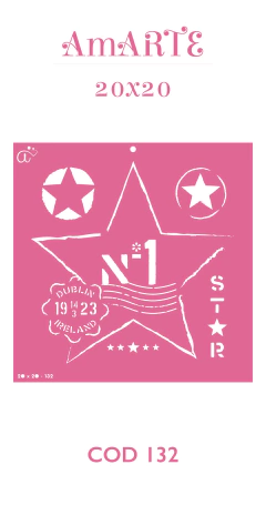 Stencil AmARTE 20x20 - 132