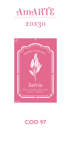 Stencil AmARTE 20x30 - 97 - comprar online