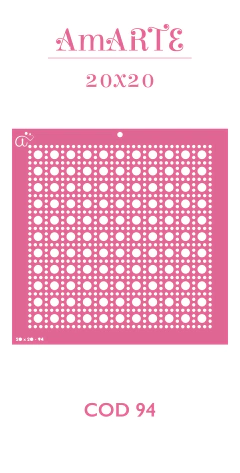 Stencil AmARTE 20x20 - 94