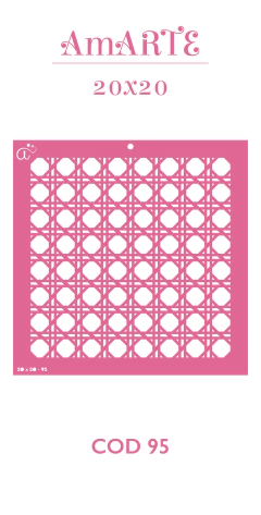 Stencil AmARTE 20x20 - 95 - buy online