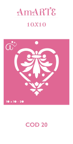 Stencil AmARTE 10x10 - 20