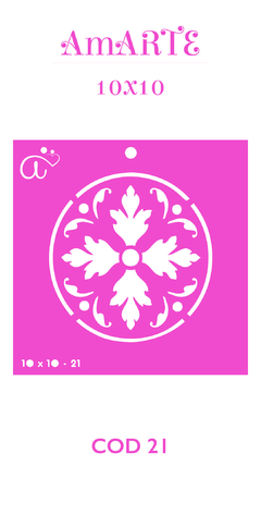 Stencil AmARTE 10x10 - 21
