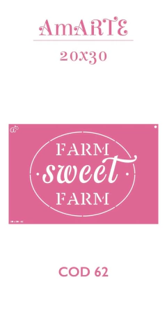 Stencil AmARTE 20x30 - 62