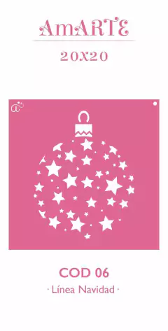 Stencil AmARTE NAV 20x20 - 06