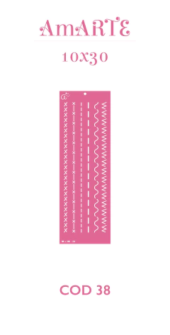 Stencil AmARTE 10x30 - 38