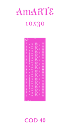 Stencil AmARTE 10x30 - 40