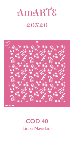 Stencil AmARTE NAV 20x20 - 40