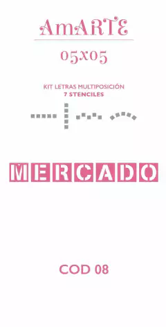 Stencil AmARTE 05x05 - 08