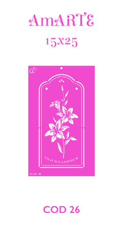 Stencil AmARTE 15x25 - 26